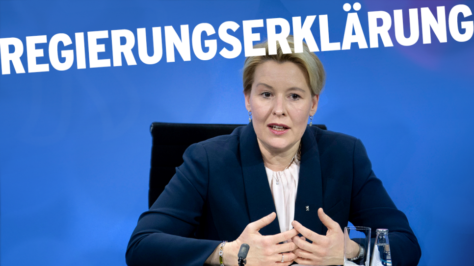 Franziska Giffey, Regierende Bürgermeisterin von Berlin (Quelle:imago images/IPON)