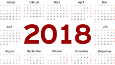 Kalender 2018 Quelle: colourbox/rbb