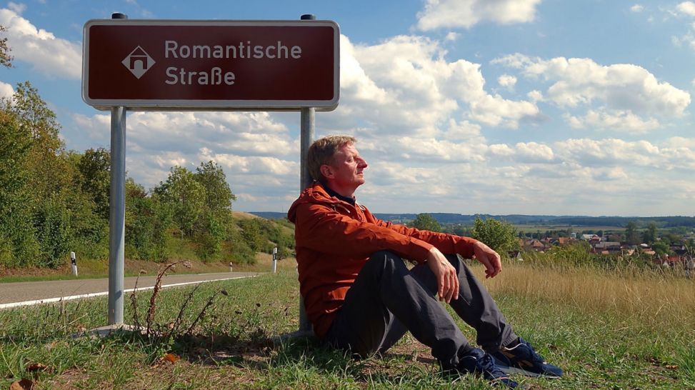 Michael Kessler auf der romantischen Straße (Quelle: Roland Albrecht)
