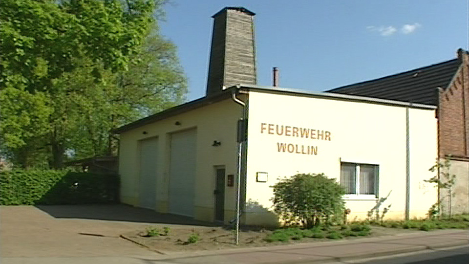 Feuerwache in Wollin (Quelle: rbb)