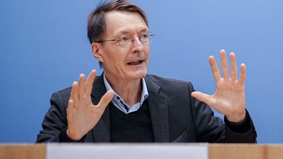 Bundesgesundheitsminister Karl Lauterbach (SPD). Bild: dpa