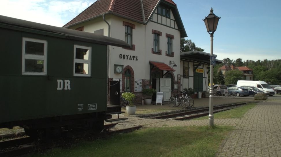 Spreewaldbahnhof Goyatz (Quelle: rbb)