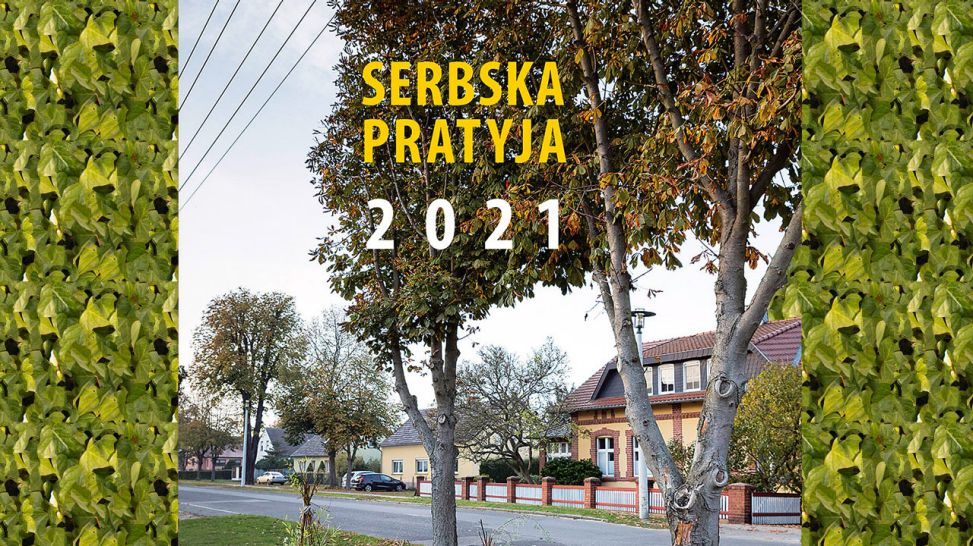 Umschlagseite Jahreskalender "Pratyja 2021" (Quelle: Domowina-Verlag)