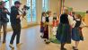 Bei den Oderwenden: Probe der Trachtengruppe Ziltendorf an der Grundschule