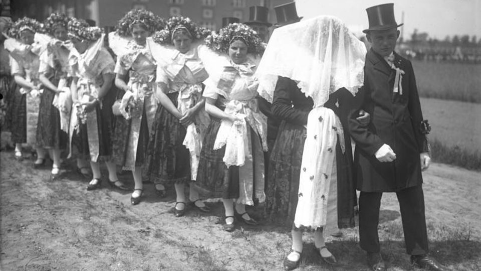 Wendische Hochzeit 1931 (Quelle: Bundesarchiv)