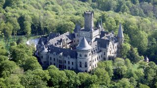 Luftaufnahme des Schloss Marienburg, Quelle: EAC GmbH - Schloss Marienburg