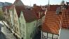 Blick auf die Dächer in Bremens kleinste Straße, dem Schnoorviertel (Quelle: dpa/Ingo Wagner)