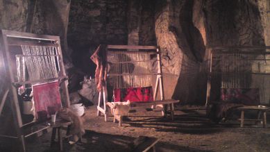 Im Film der Weberkeller, Quelle: Deutsches Vulkanmuseum Mendig Lava-Dome