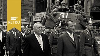 Willy Brandt und Ludwig Erhard (Quelle: rbb)