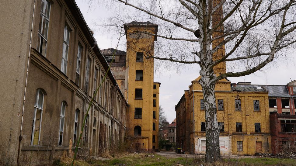 Gebäudekomplex altes Industriegelände Forst; rbb/Wolfgang Albus