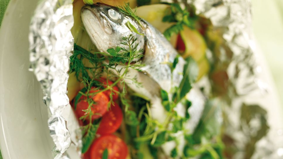 Fisch und Gemüse in Alufolie (Quelle: wdv Verlag)
