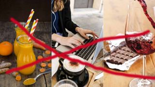 Tipp gegen Sodbrennen: Bestimmtes Essen wie Rotwein, Schokolade, Kaffee und Säfte vermeiden: Quelle: (imago/Westend61/imagebroker)