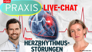Praxis Live-Chat Herzrhythmusstörungen (Bild: rbb/Charite/Privat/imago/Science Photo Library)