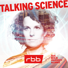 Banner: Talking Science der Podcast (Bild:rbb)