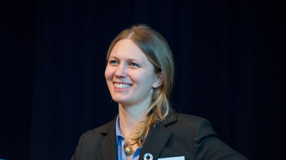 Dr. Kira Vinke - Klimaforscherin; Foto: IMAGO/Heike Lyding