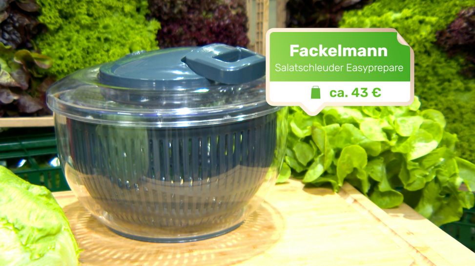 Praxistest Salatschleudern, Produkt von Fackelmann (Quelle: rbb)