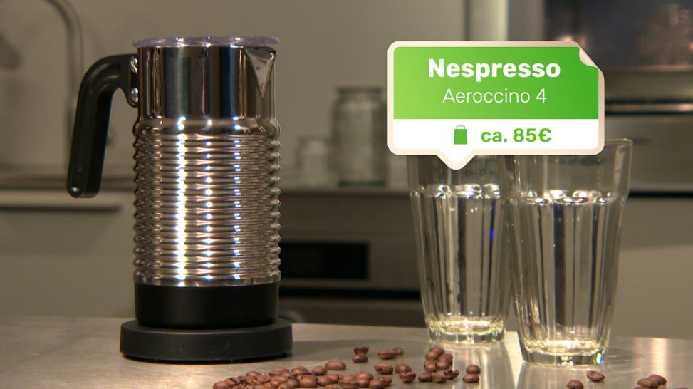Nespresso Milchaufschäumer im Praxistest (Quelle: rbb)