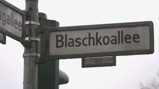 Straßenschild Blaschkoallee (Quelle: rbb)