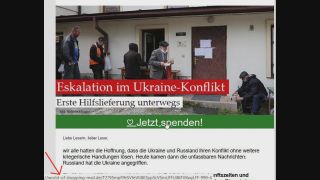 Ukraine-Spenden Betrug (Quelle: rbb)