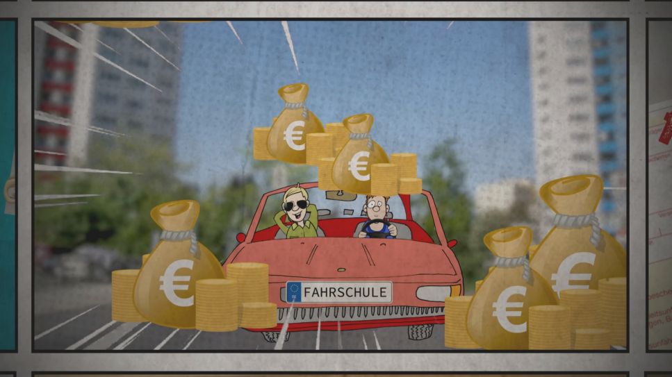 Filmstill aus dem Cartoon: "Alles voll öööhde .. und dann?" (Quelle: rbb)
