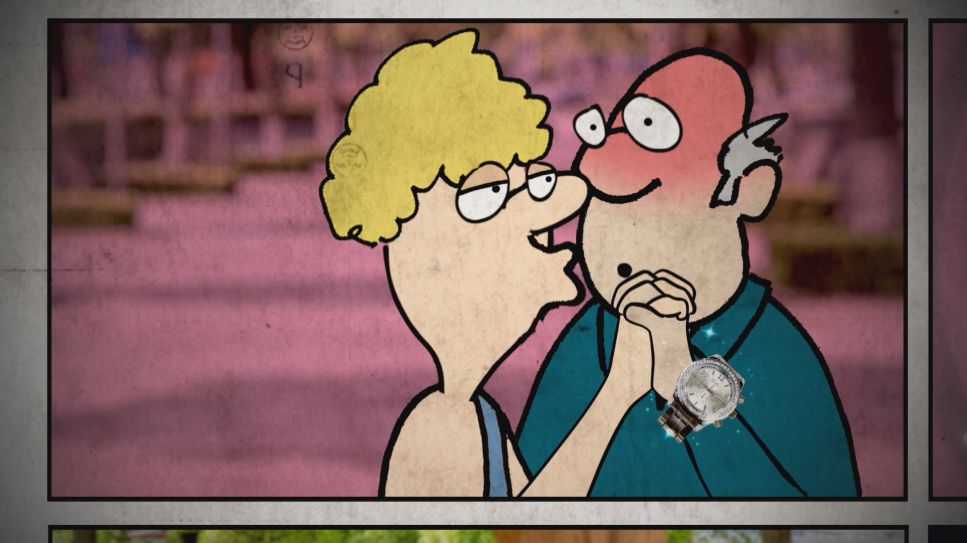 Filmstill aus Cartoon: Um den Finger gewickelt (Quelle: rbb)
