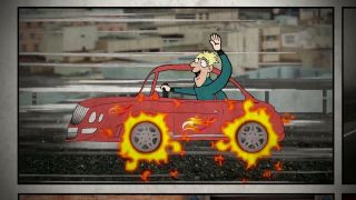 Filmstill aus Cartoon "Führerscheinlos" (Quelle: rbb)