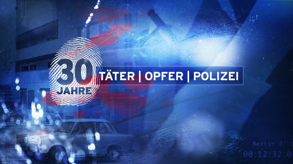 Logo: 30 Jahre Täter - Opfer - Polizei (Quelle: rbb/colourbox.com/imago images/Steffen Schellhorn/Jürgen Ritter)