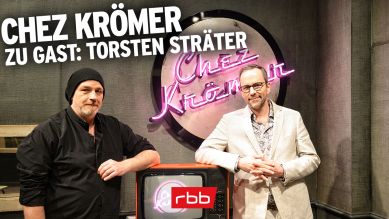 Chez Krömer Staffel | Zu Gast: Torsten Sträter - Gast Torsten Sträter und Kurt Krömer (Quelle: rbb)