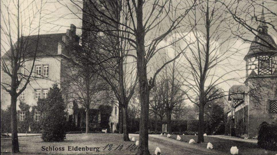 Blick auf das Schloß Eldenburg um 1911