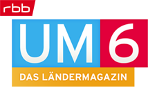 Logo rbb UM SECHS - Das Ländermagazin