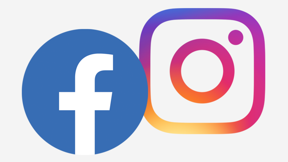 Logos Facebook und Instagram (Quelle: Facebook/Instagram/rbb)