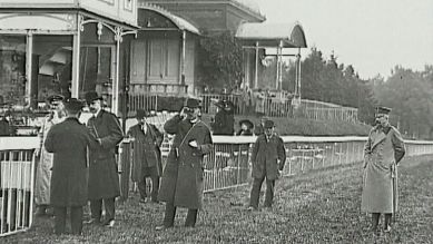 Historisches Foto der Rennbahn Hoppegarten (Quelle: rbb)
