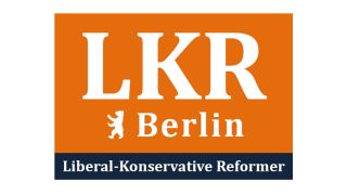 Parteilogo: LKR Berlin. Liberal- Konservative Reformer. (Quelle: LKR)