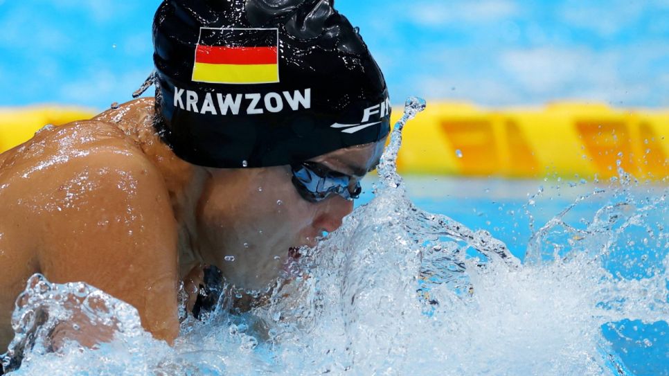 Para-Schwimmerin Elena Krawzow im Wasser (Foto: imago images / AFLOSPORT) )