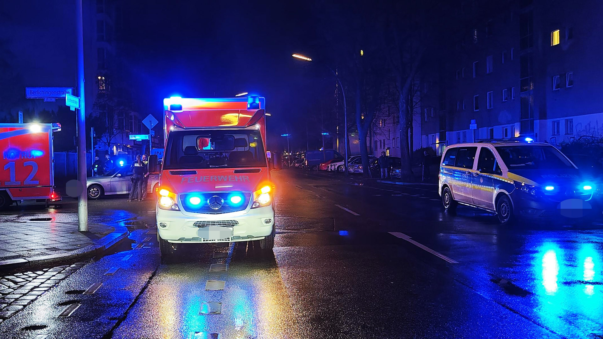 Auseinandersetzung endet mit Stichverletzungen, 2 Verletzte, Berlin Moabit. (Quelle: M. Pudwell)