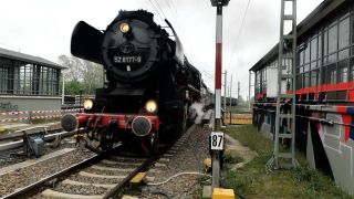 Dampflokomotive auf der Ringbahn
