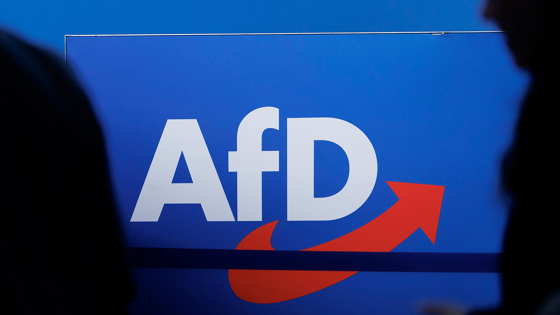 Symbolbild: Das Parteilogo der AfD (Quelle: dpa/Carsten Koall)