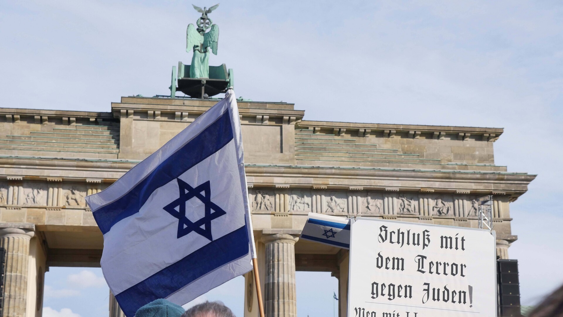 Pro-israelische Demonstration in Berlin am 22.10.2023 (Bild: imago images/Sabine Gudath)