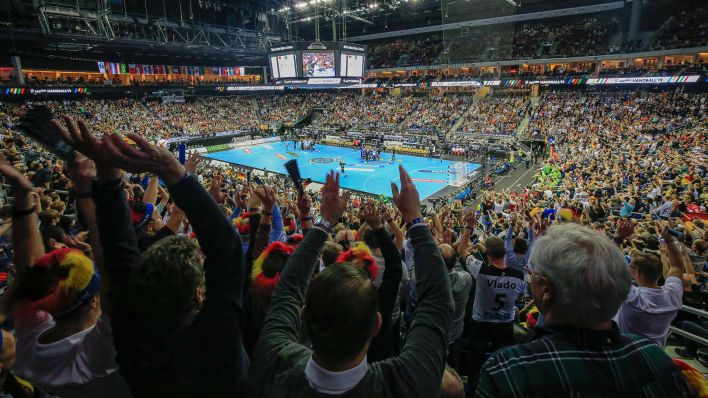 So sah die Arena am Ostbahnhof bei der Handball-WM im Jahr 2019 aus (imago images/Oliver Ruhnke)