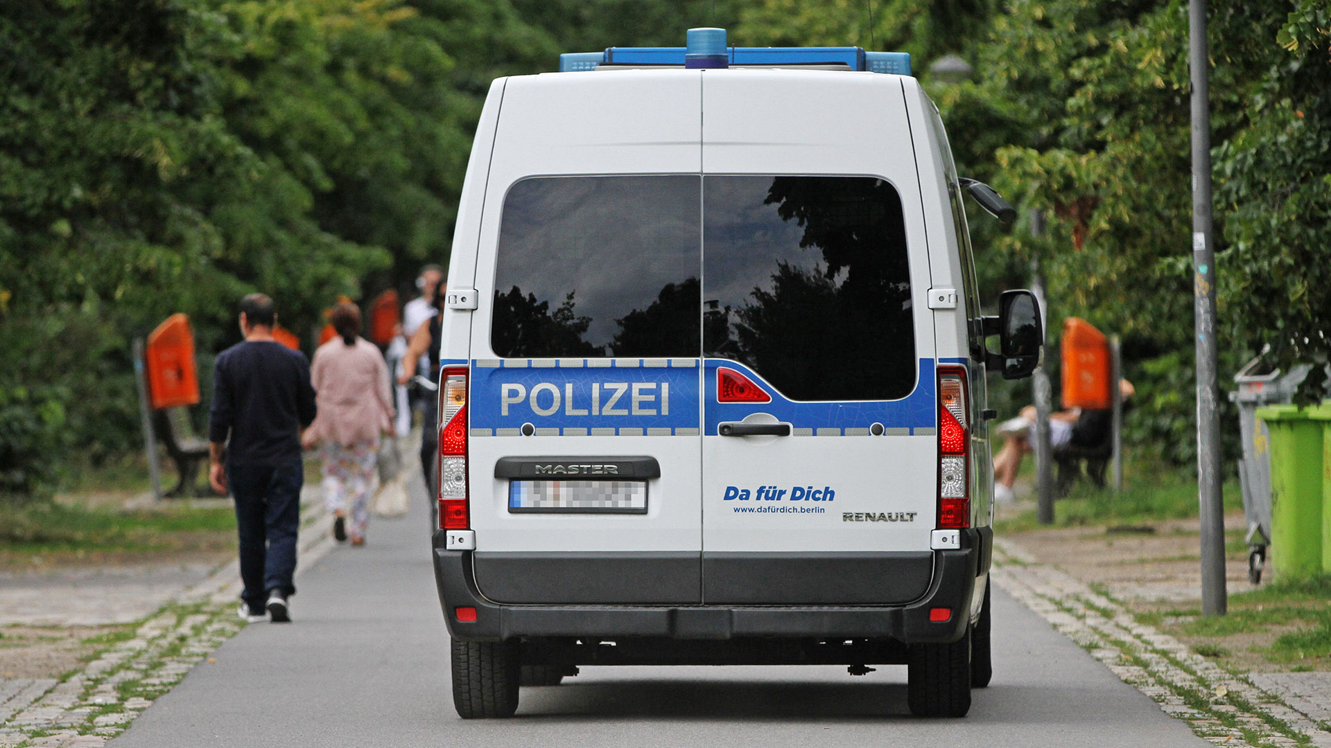 Symbolbild:Polizeieinsatz im Görlitzer Park.(Quelle:picture allaince/dts-Agentur)