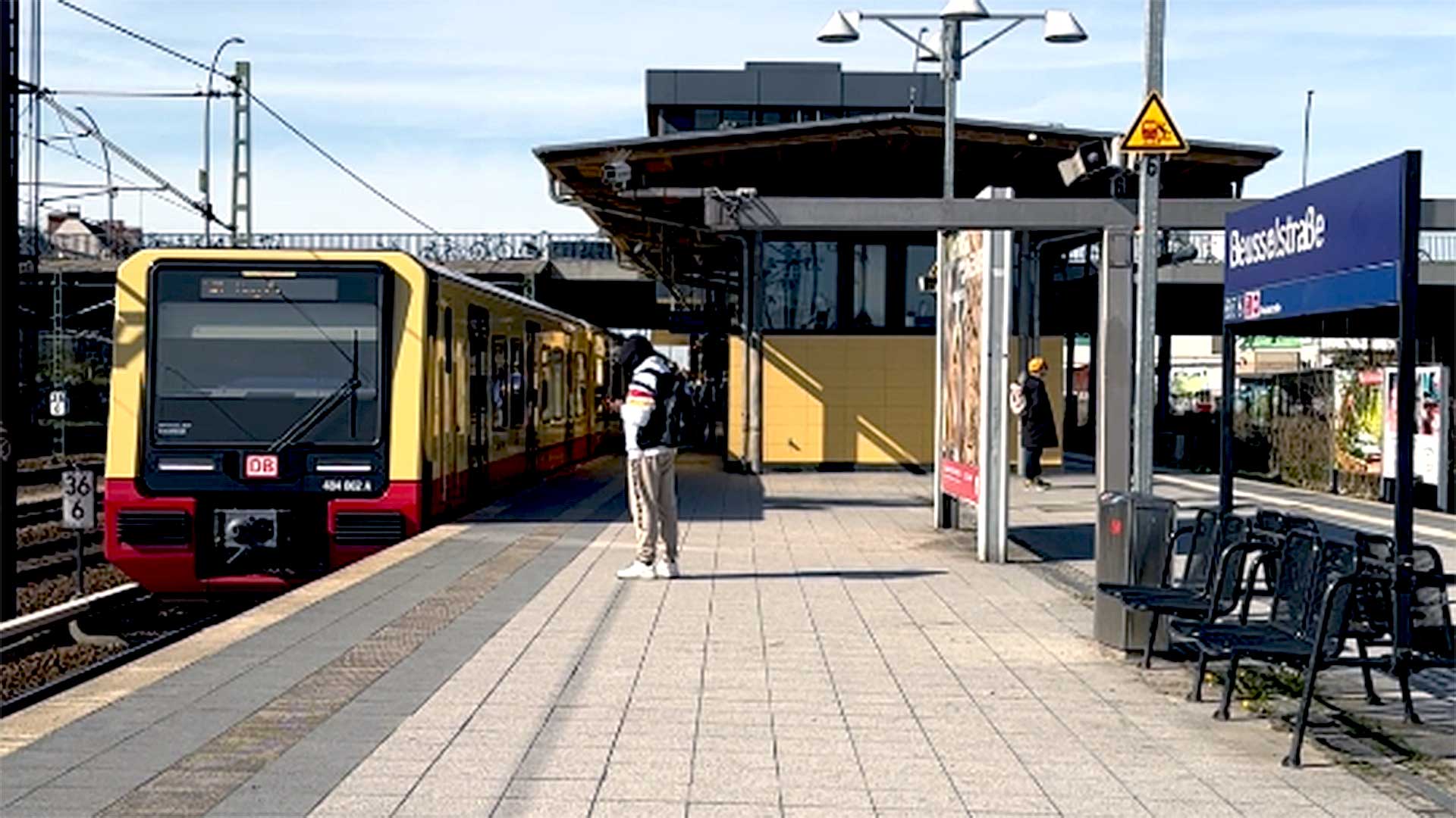 Der S-Bahnhof Beusselstraße. (Foto: Olga Patlan/rbb)