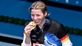 Die deutsche Schwimmerin Angelina Köhler (Quelle: IMAGO / Laci Perenyi)