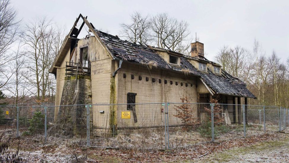 Archivbild:Die Ruine des Landsitzes vom Reichspropagandaminister Joseph Goebbels am 04.02.2018 am Bogensee bei Lanke (Gemeinde Wandlitz, Landkreis Barnim).(Quelle:imago images/V.Hohlfeld)
