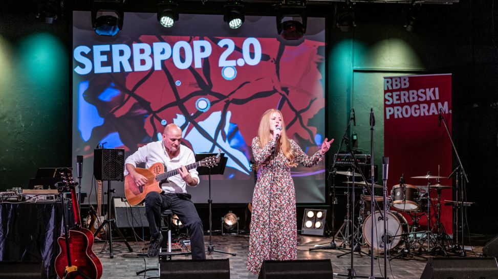 Sorbisches rbb Konzertevent SERBPOP 2.0: Jazz Duo LeDazzo - Dan Baron und Lena Hauptmann