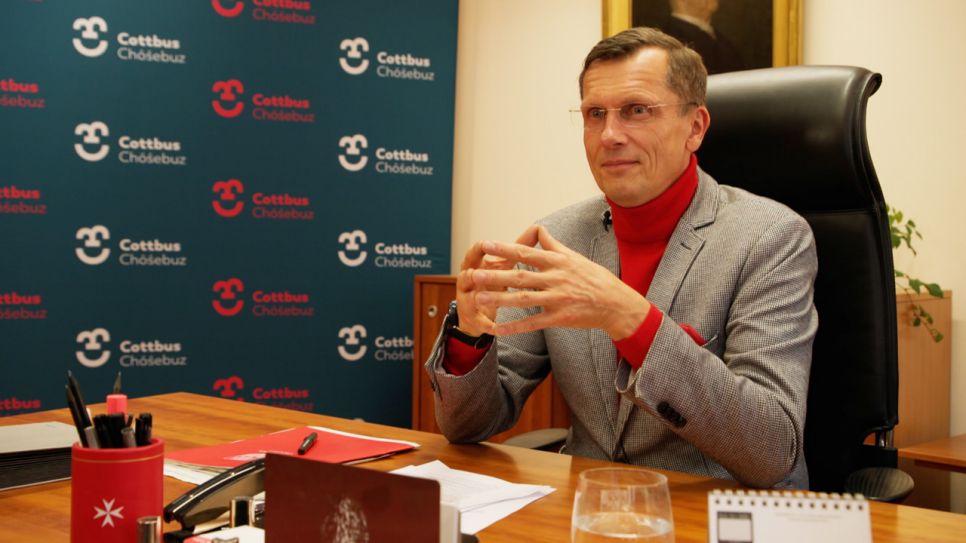 Holger Kelch, Oberbürgermeister von Cottbus - verabschiedet sich am 30.11.2022 aus seinem Amt