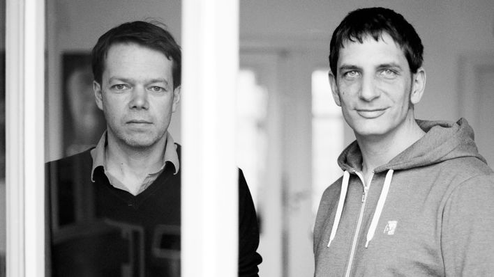 Drehbuchautoren Bernd Lange und Hans-Christian Schmid (Bild: rbb/Gerald von Foris)