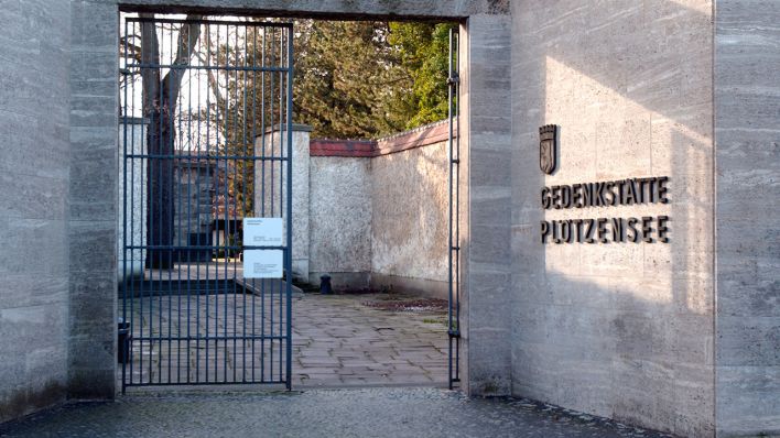 Eingang Gedenkstätte Plötzensee | rbb/Kindermann