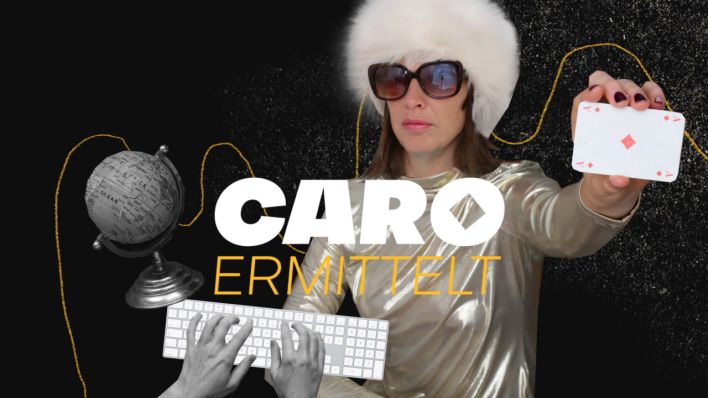 True Crime meets Comedy "Caro ermittelt": ein Podcast von Caroline Labusch - Cover (Bild: rbb)