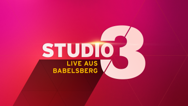 Neue Sendung am Vorabend im rbb Fernsehen: Studio 3 - Live aus Babelsberg