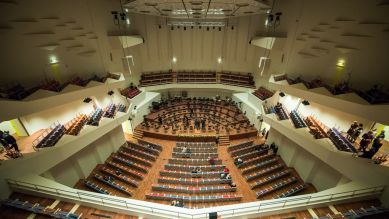 Konzertsaal der Konzerthalle "Great Amber", Liepāja, Lettland (Bild: Edgars Pohevičs)